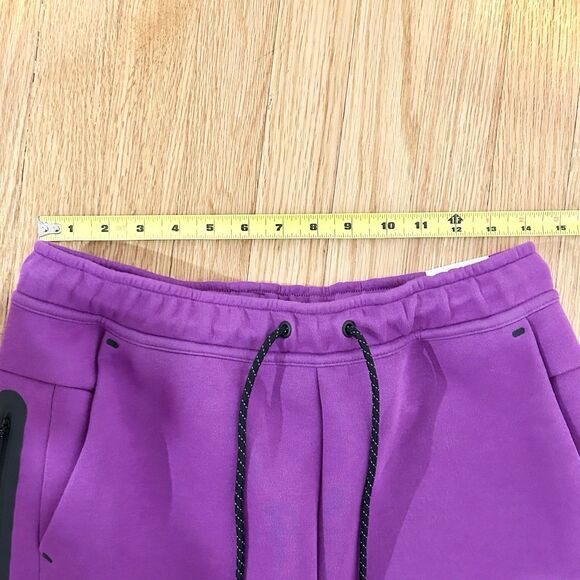 Nike Sportswear Tech Fleece Men’s Size XL Bold Berry Purple Black Jogger Pants - Picture 5 of 8